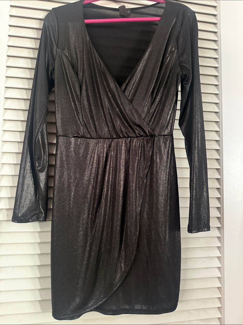 Free Press Black Shimmer Dress